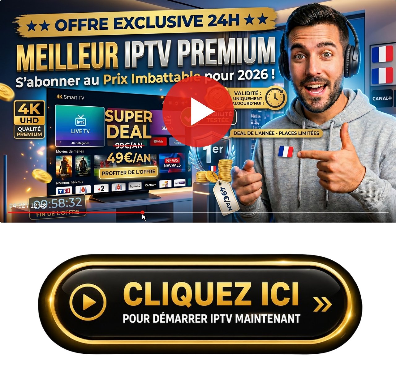 Une comparaison côte à côte des fonctionnalités et paramètres de Boutique d applications TV Caraibes ne trouve pas Smarters sur un écran mobile